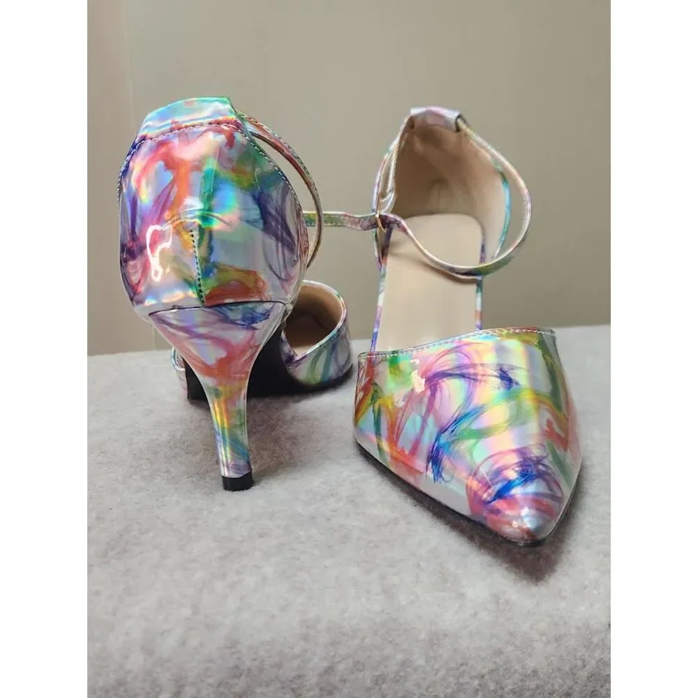 Women's Multi-Colored Dress Shoes Size 9.5